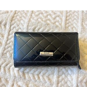 Serenade Beverly Hills Black Genuine Leather Wallet 6”